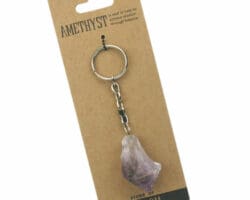Amethyst Point Key Chain