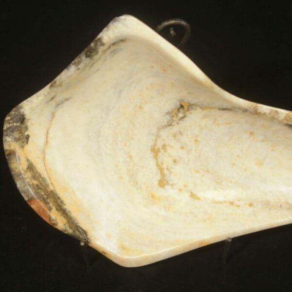 Aragonite Bowl, Natural Edge