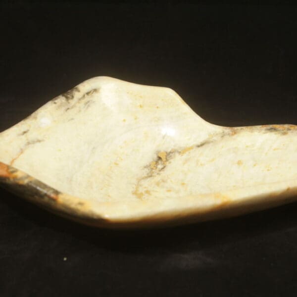 Aragonite Bowl, Natural Edge