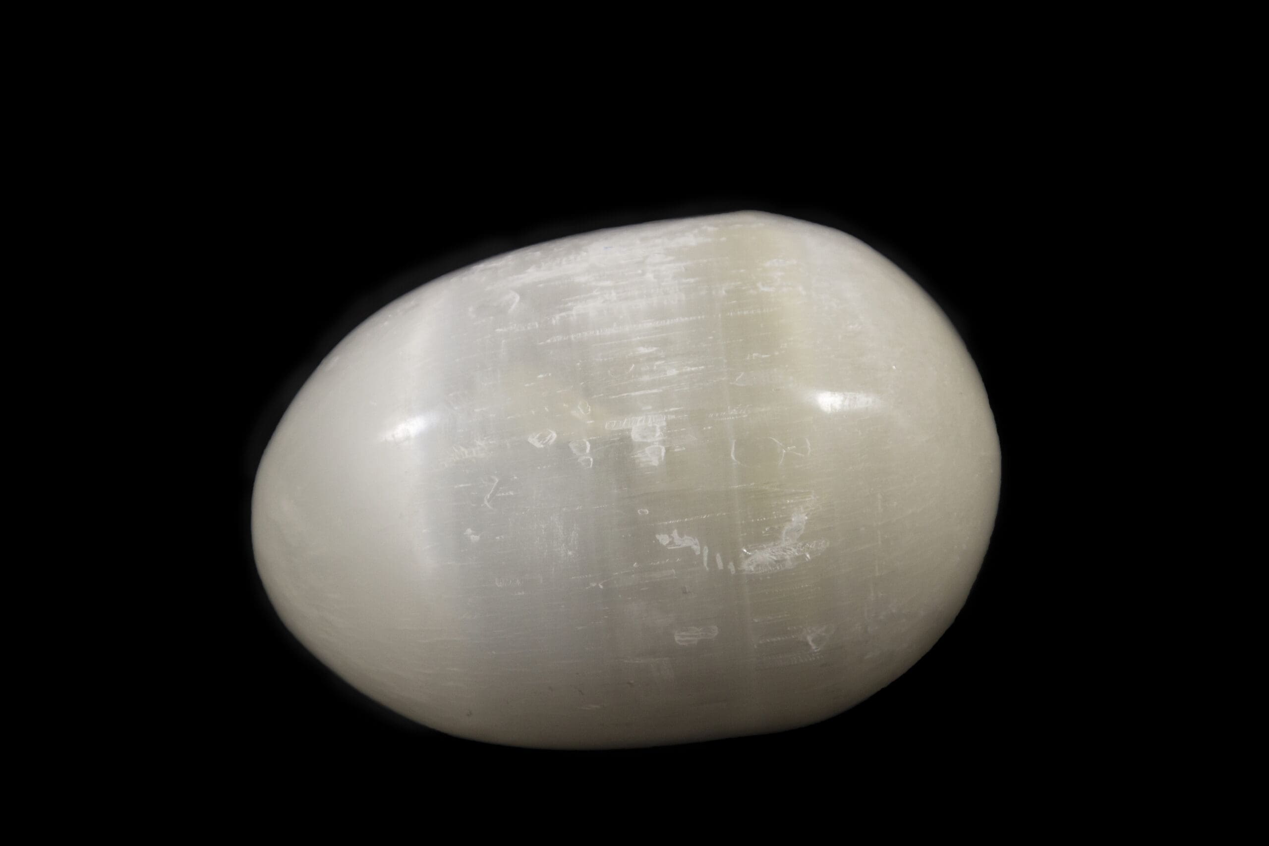 Large Selenite Egg 7"