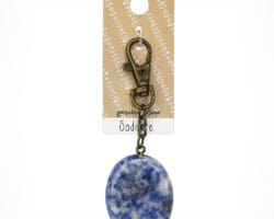 Sodalite Wish Stone Charm