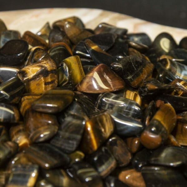 Tiger Eye Tumbled 1/2lb