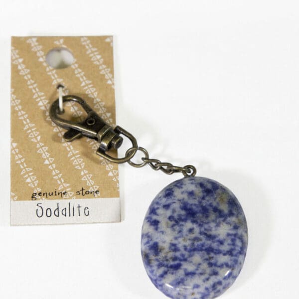 Sodalite Wish Stone Charm