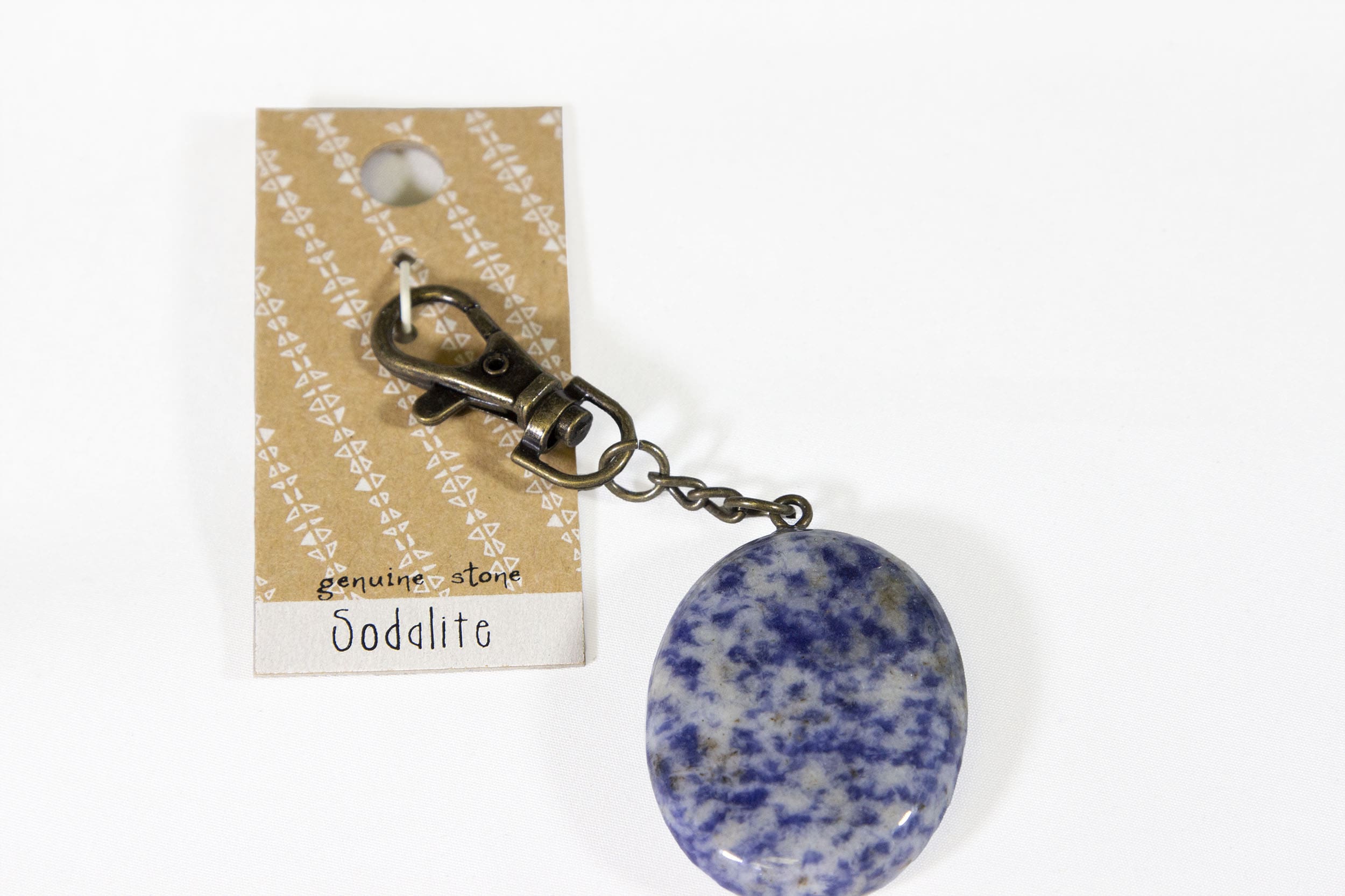 Sodalite Wish Stone Charm
