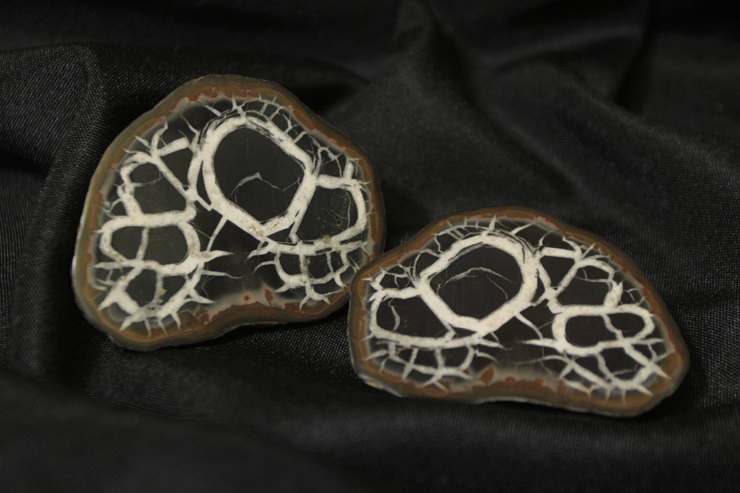 Septarian Nodule, Dragon Stone, Matching Pair