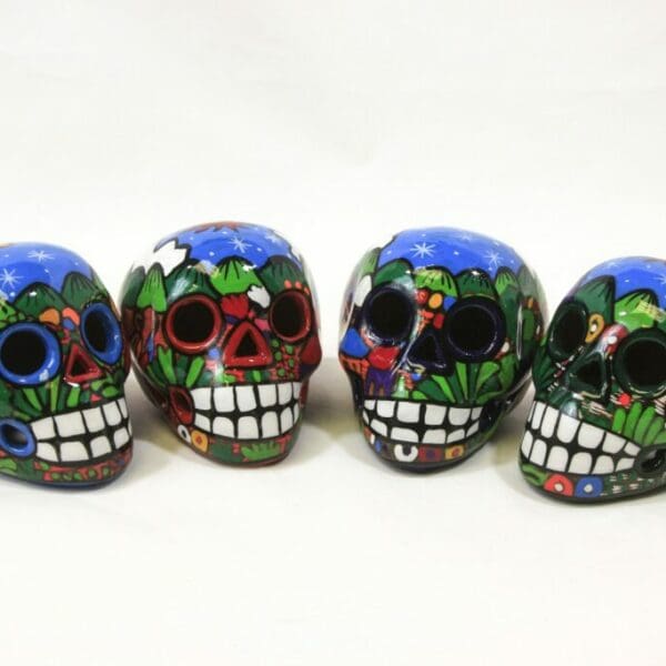 Day of the Dead Sugar Skull 3" Hand Painted