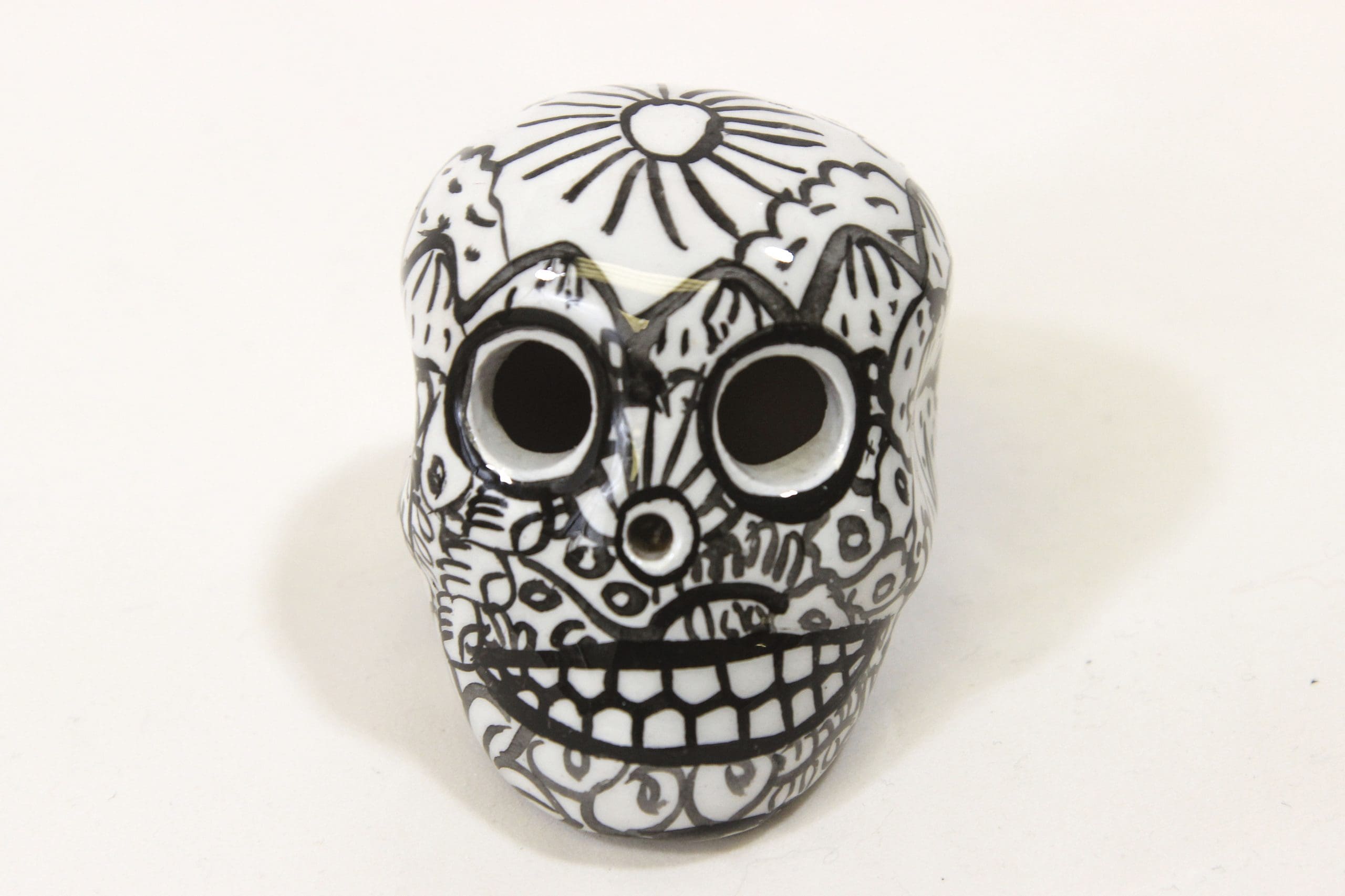 Day of the Dead Sugar Skull 2" Hand Painted