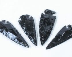 Black Obsidian Arrowhead 3" (One Arrow)