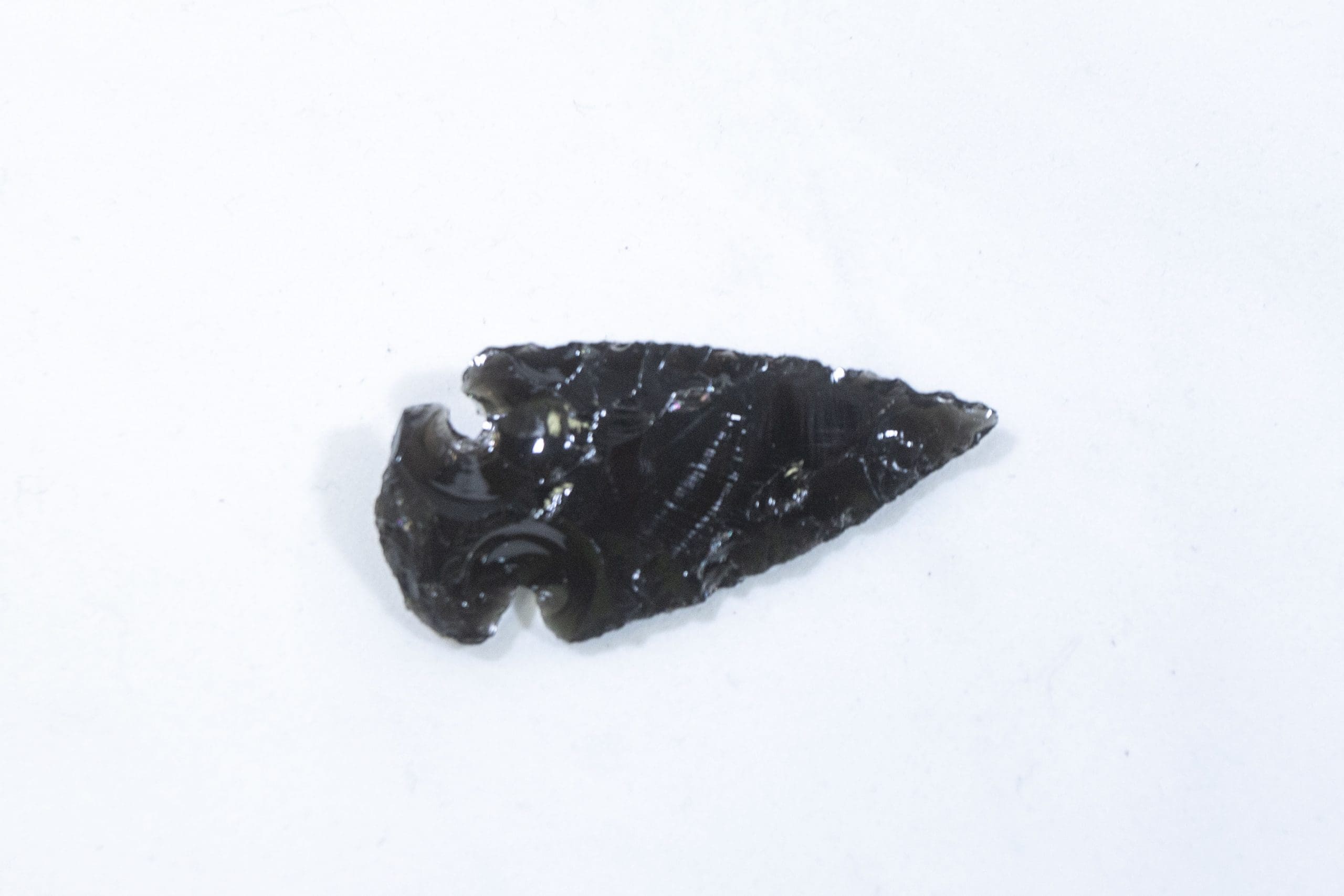 Black Obsidian Arrowheads 2" 5 Pack