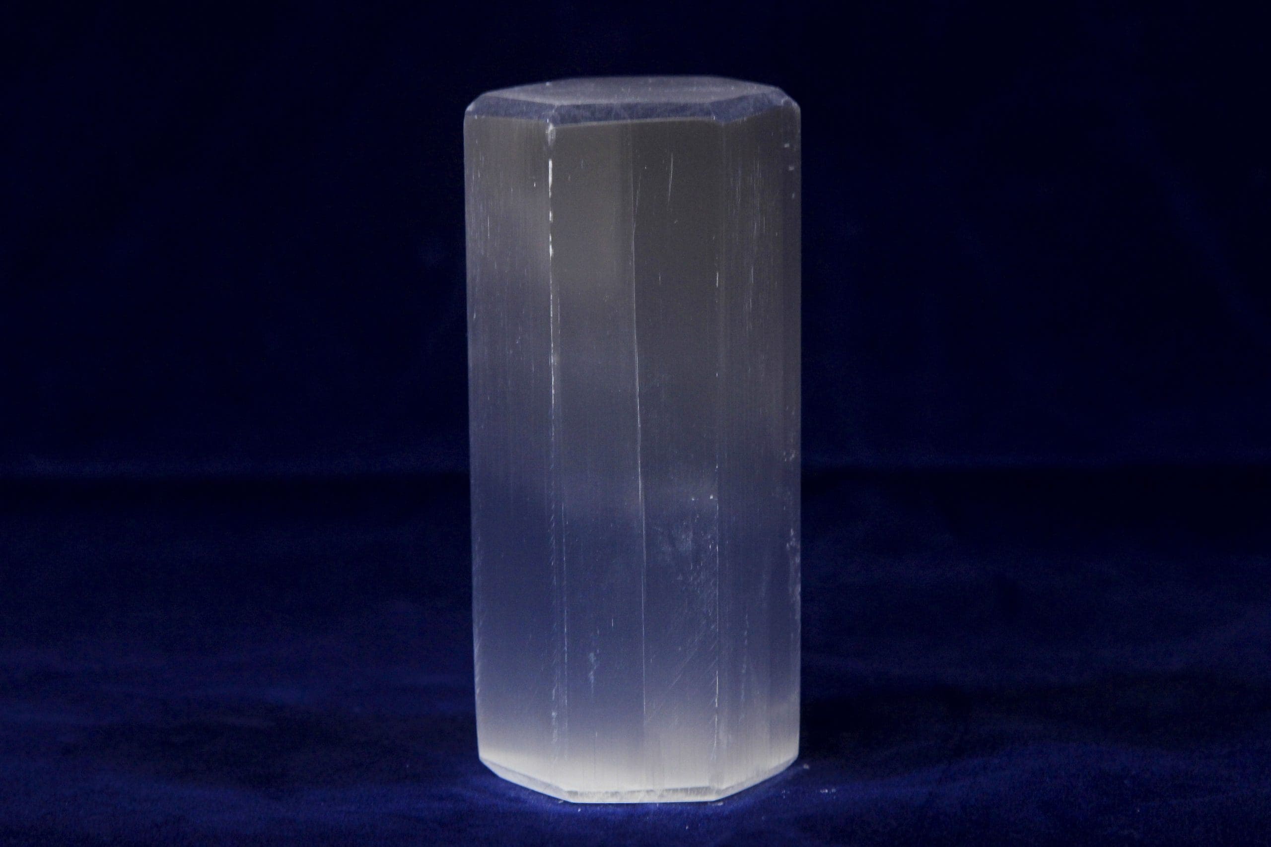 Selenite Hexagon Tube
