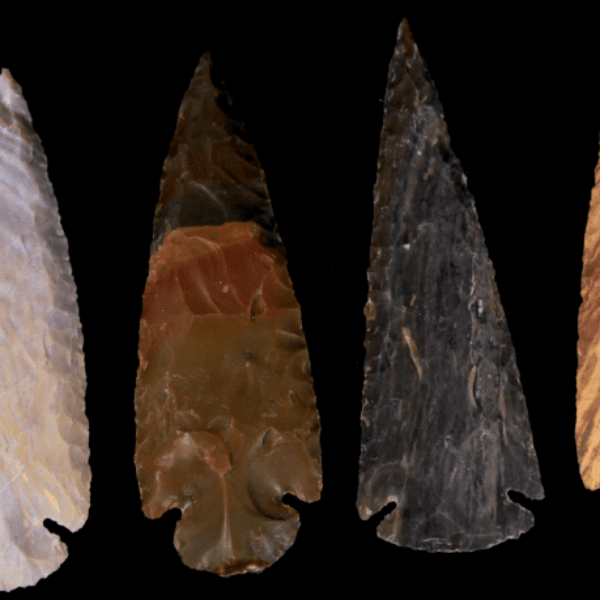 Single Fancy Jasper 5 Inch Arrowhead