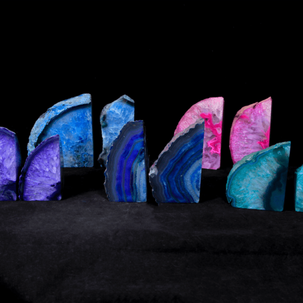 Medium Agate Bookends