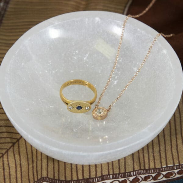 10cm Selenite Bowl (One Bowl)