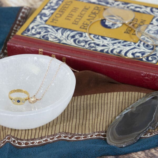 10cm Selenite Bowl (One Bowl)