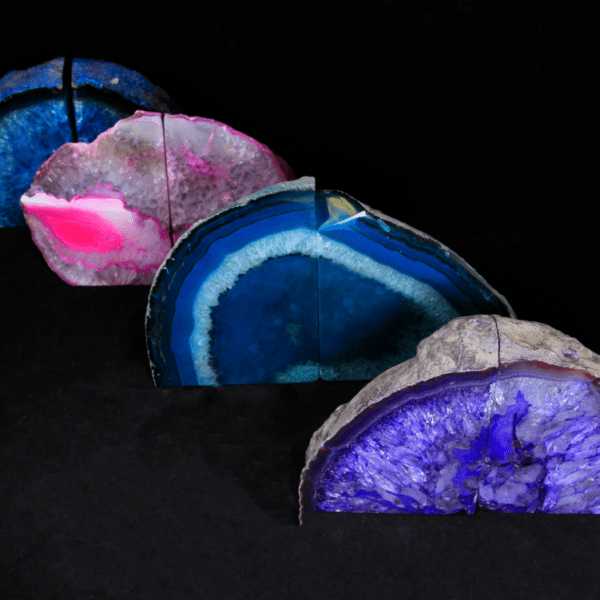 Agate Bookends Large