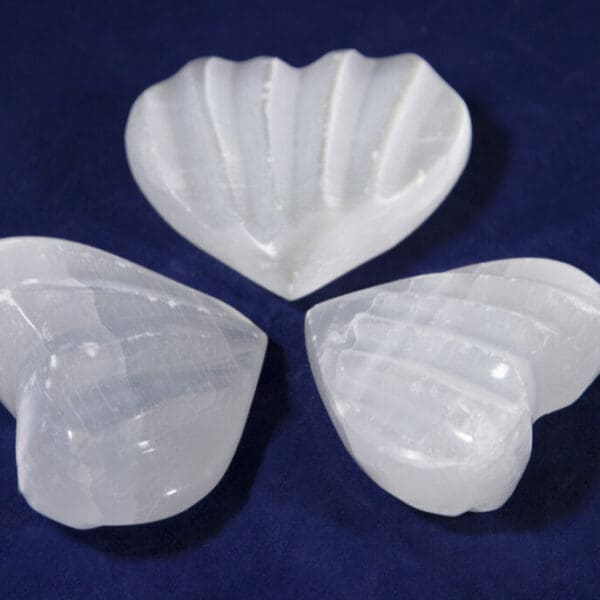 Selenite Massage Hearts (One Heart)