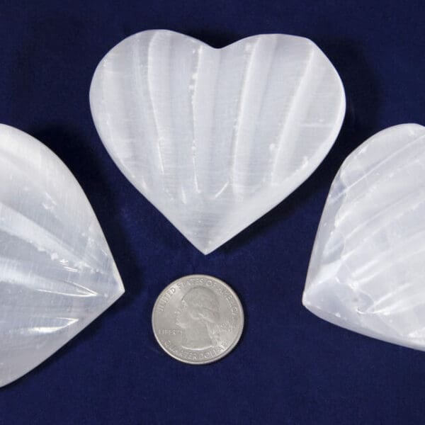 Selenite Massage Hearts (One Heart)