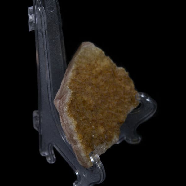 Flat Citrine Cluster with Pink Matrix