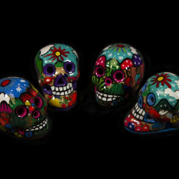 Day of the Dead Hand Painted 2" Sugar Skulls (One Skull)