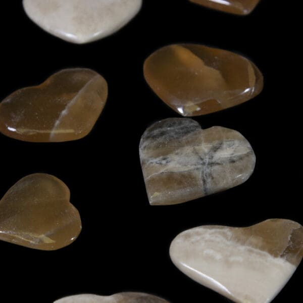 Plain Aragonite Heart