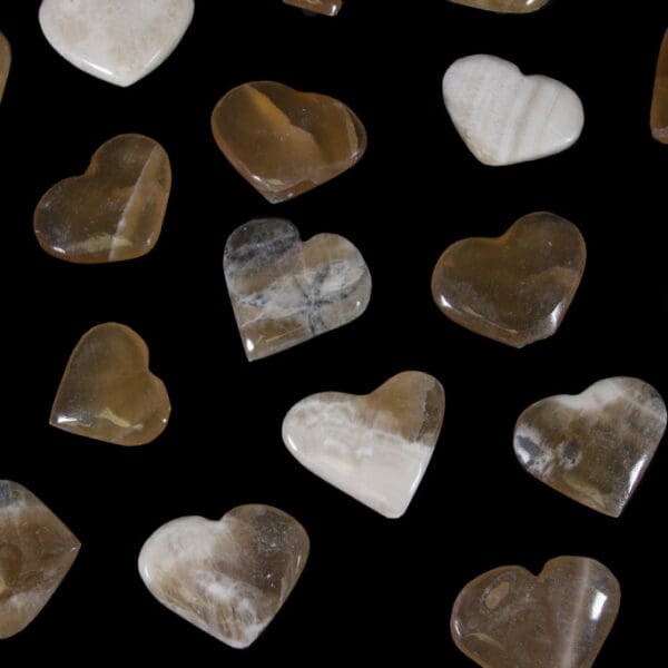 Plain Aragonite Heart