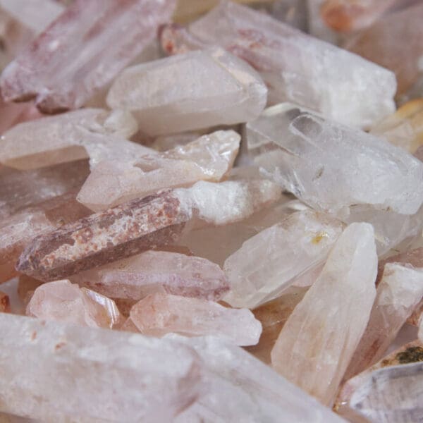 Pink Quartz Points 1/4lbs