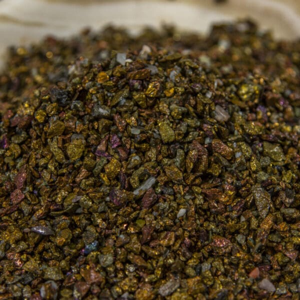 1 LB Peacock Ore, Chalcopyrite Gravel 4 to 6mm