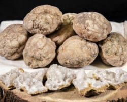 Break Your Own Geodes, 10 Piece 1.5"-3" Unopened Moroccan Crystal Quartz Geode