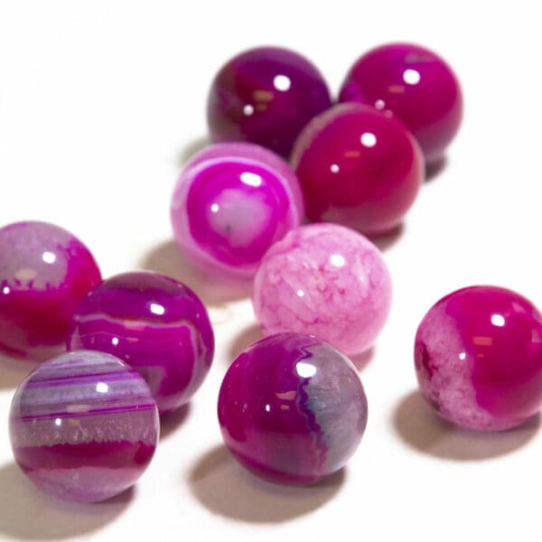 Dyed Pink Agate Sphere (One Sphere)