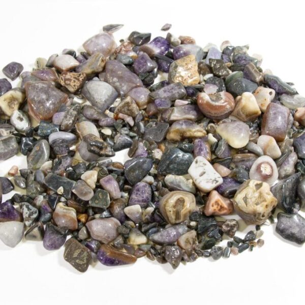 Tumbled Uruguayan Amethyst/Agate