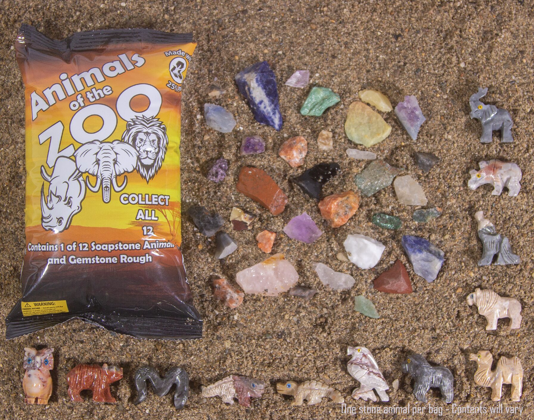 Animals of the Zoo Mining Bag